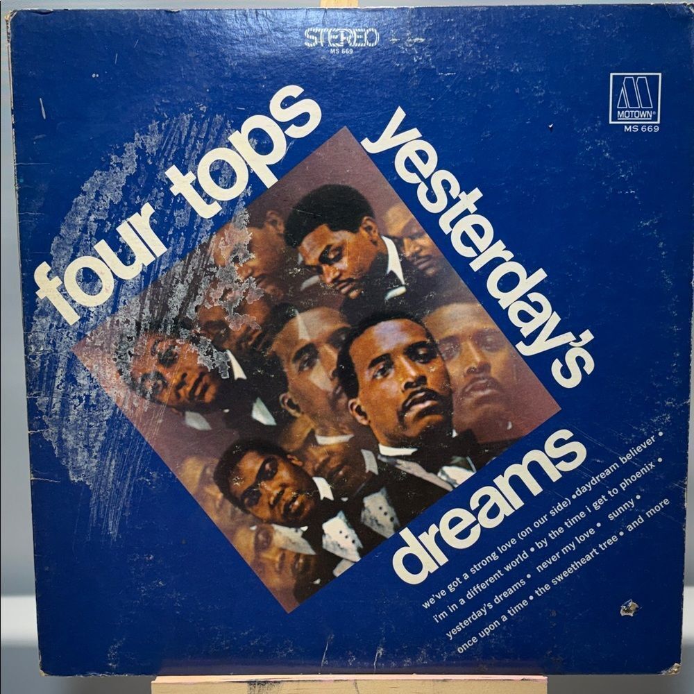 Four Tops Yesterday's Dreams Vinyl Record